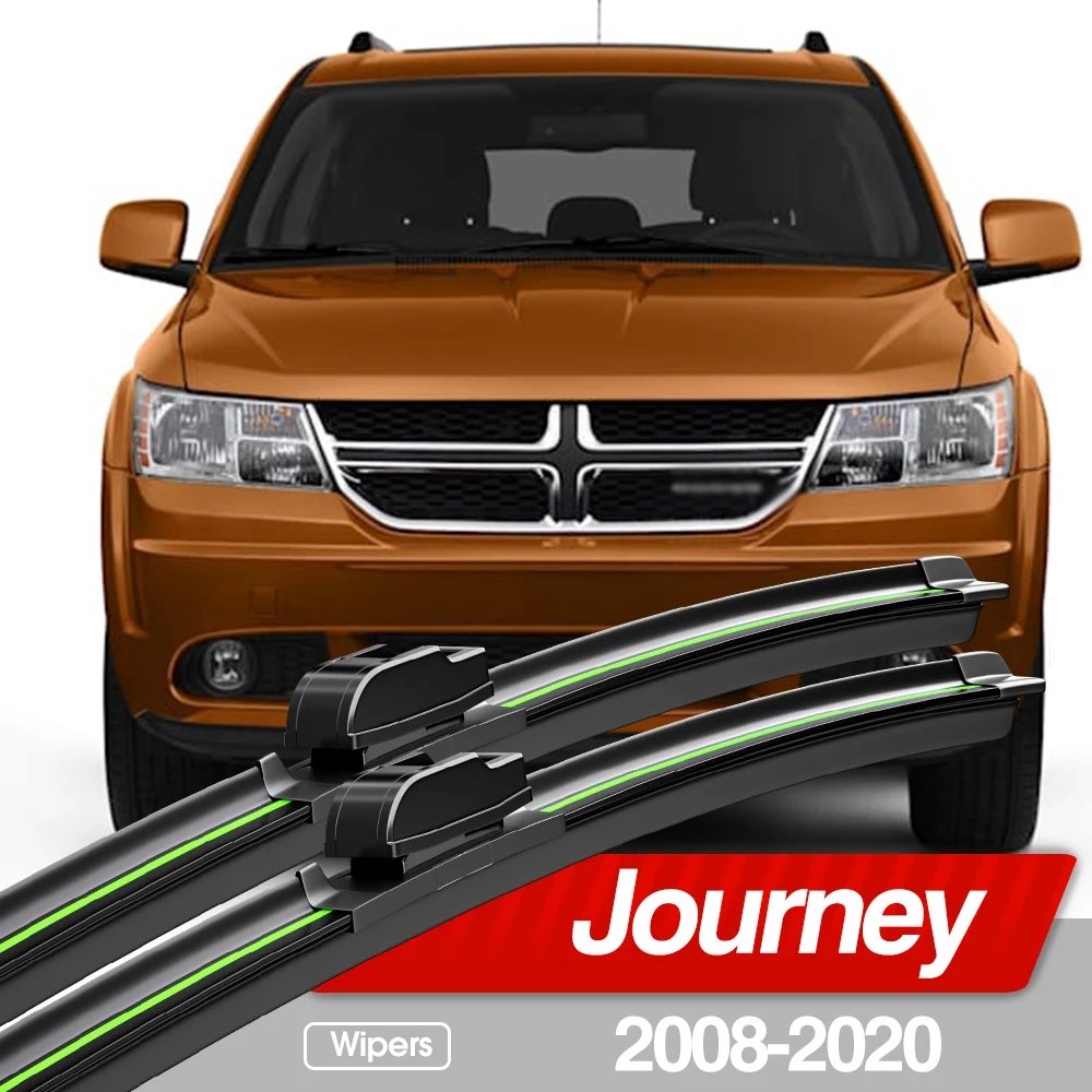 For Dodge Journey 2008-2020 Front Windshield Wiper Blades 2pcs Windscreen Window Accessories 2009 2010 2011 2013 2016 2018 2019