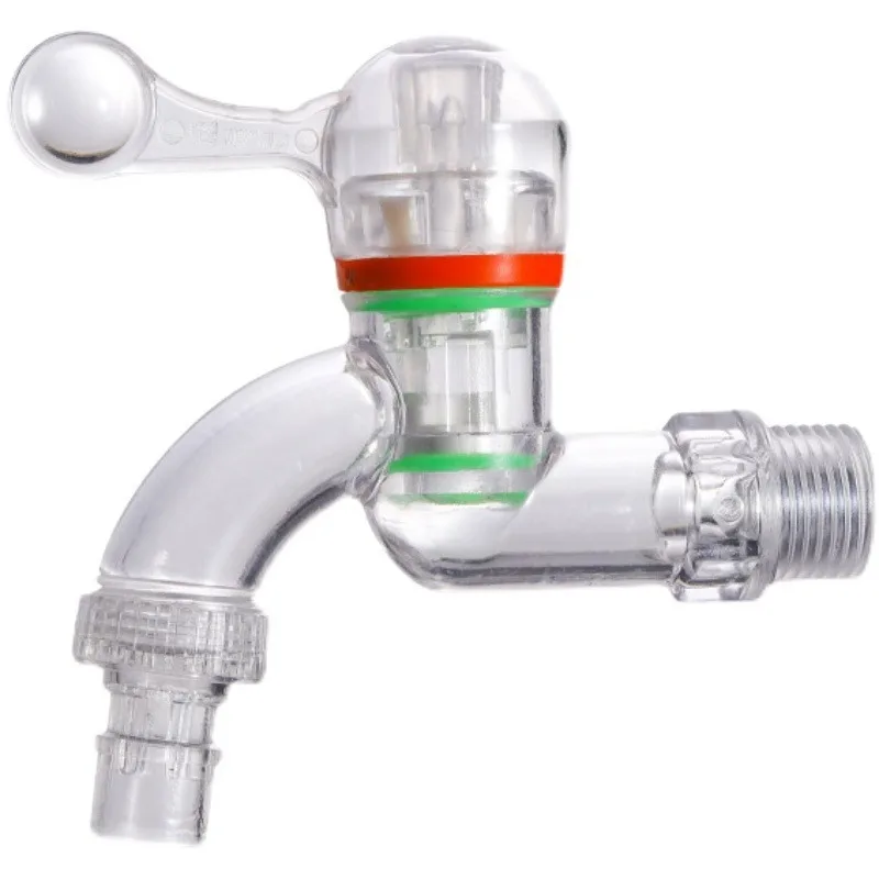 20/25mm Plastic Transparent Faucet Water Tap Garden Irrigation Connector kitchen Bathroom Faucet