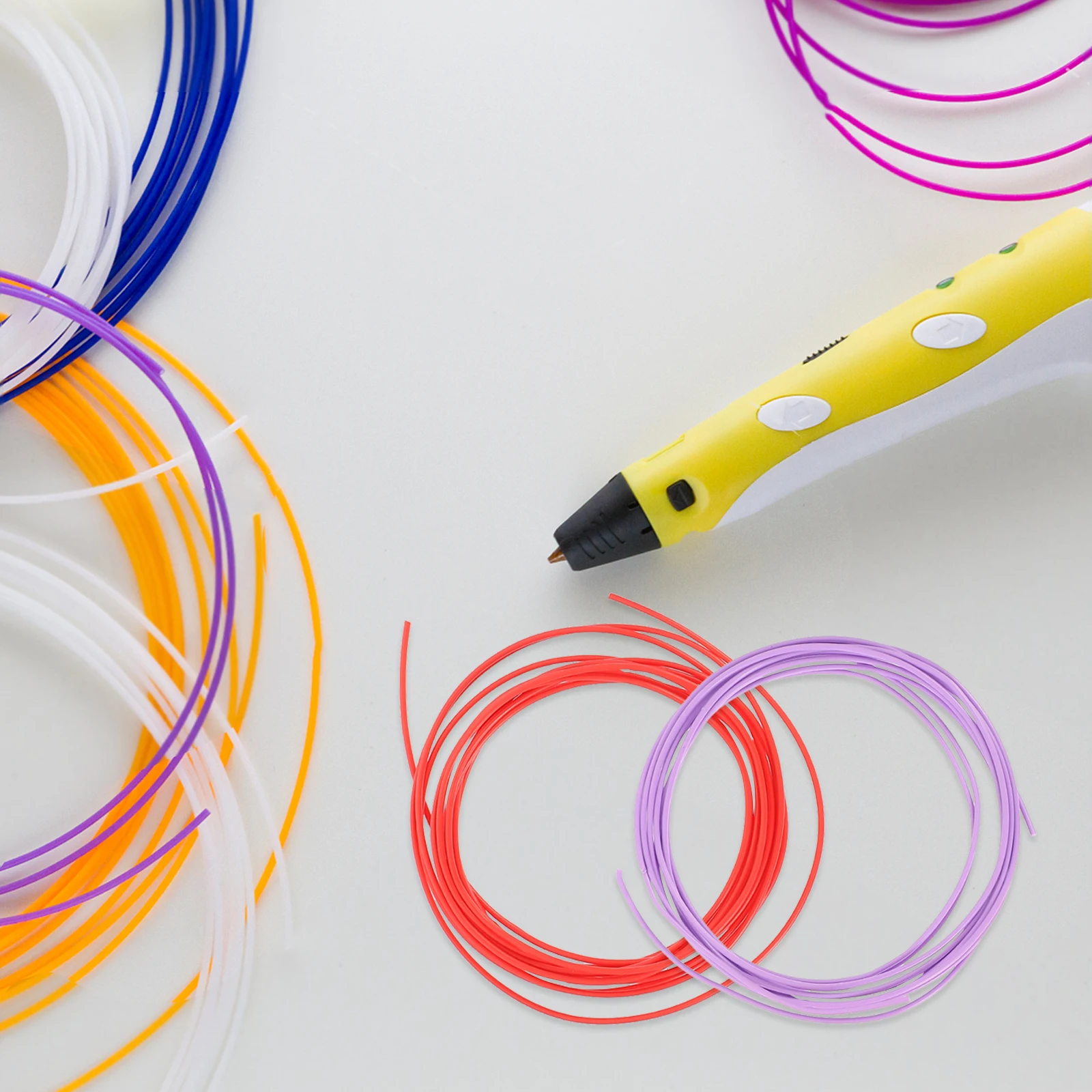 

3 Rolls 3D Pen Consumables Painting Filamen Printer Refill Colorful Refillable Printing Pens
