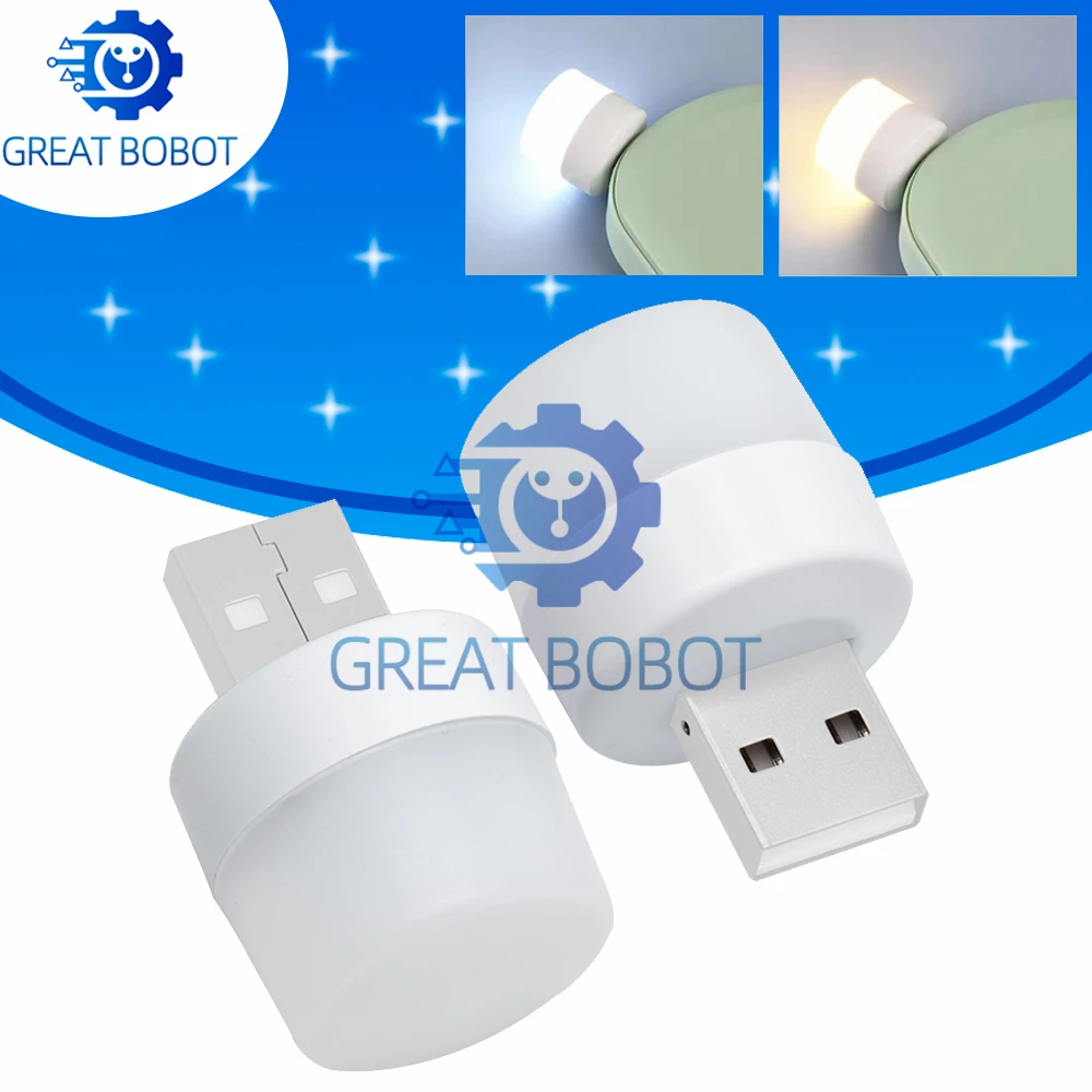3 in 1 Portable USB LED Night Light Eye-Friendly Lamp Indoor & Emergency Lighting