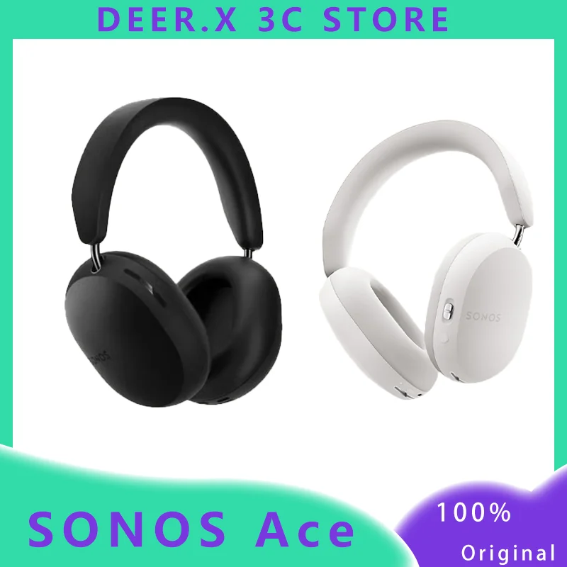 SONOS Ace Headphones Wireless HIFI Bluetooth Headphones Active Noise Cancellation High Resolution Dolby Atmos Custom Headphones