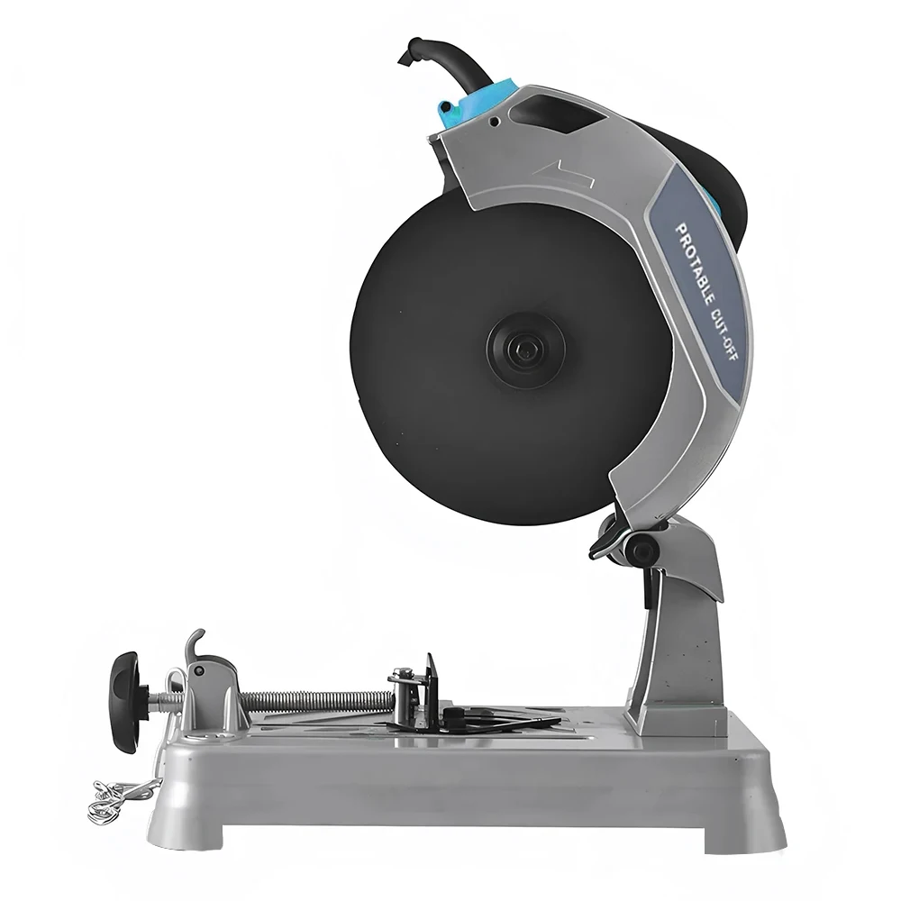 220V Mini Profile Cutting Machine 0-45 Degrees Table Cutter Mini Electric Saw Table Saw for Cutting Metal Wood Plastic