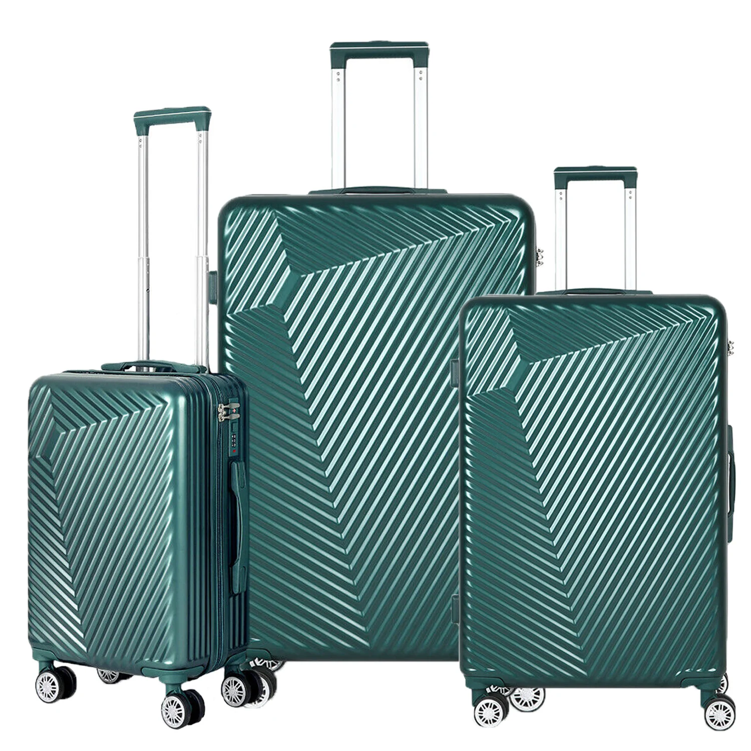 Ensemble de bagages à coque rigide, roue universelle, valise trempée, convient au transport et à la vérification, 20, 360, amaran, 24/28