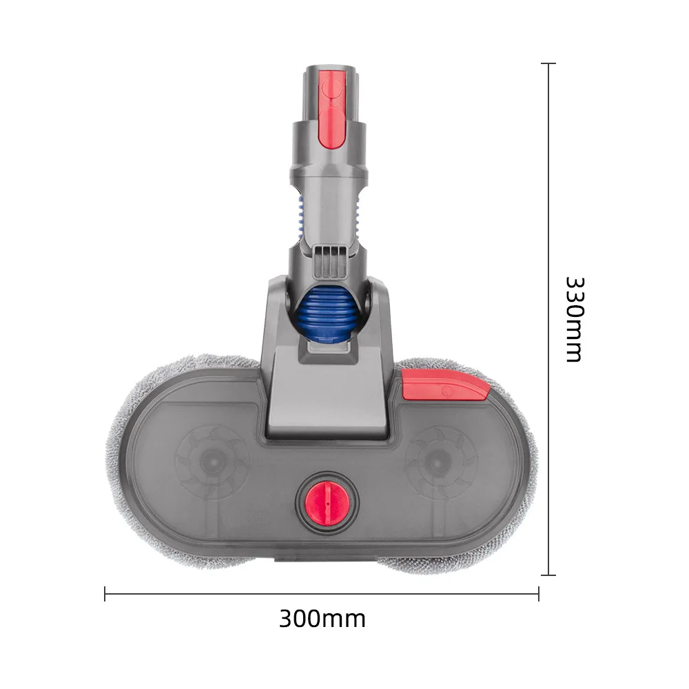 Aggiorna la versione spray Testa per mop elettrico + 6 pezzi di panno per aspirapolvere Dyson V7 V8 V10 V11 Parti per aspirapolvere con luci a LED