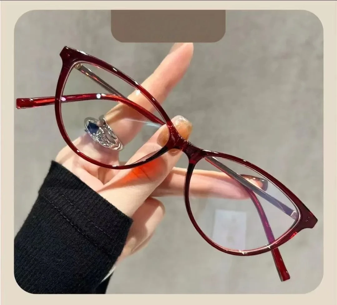 High-Definition Anti-Blaulicht Presbyopie Brillen Damen Modische Cat-Eye Ultraleichte Lesebrille 0 bis +4,0 – Detail 6
