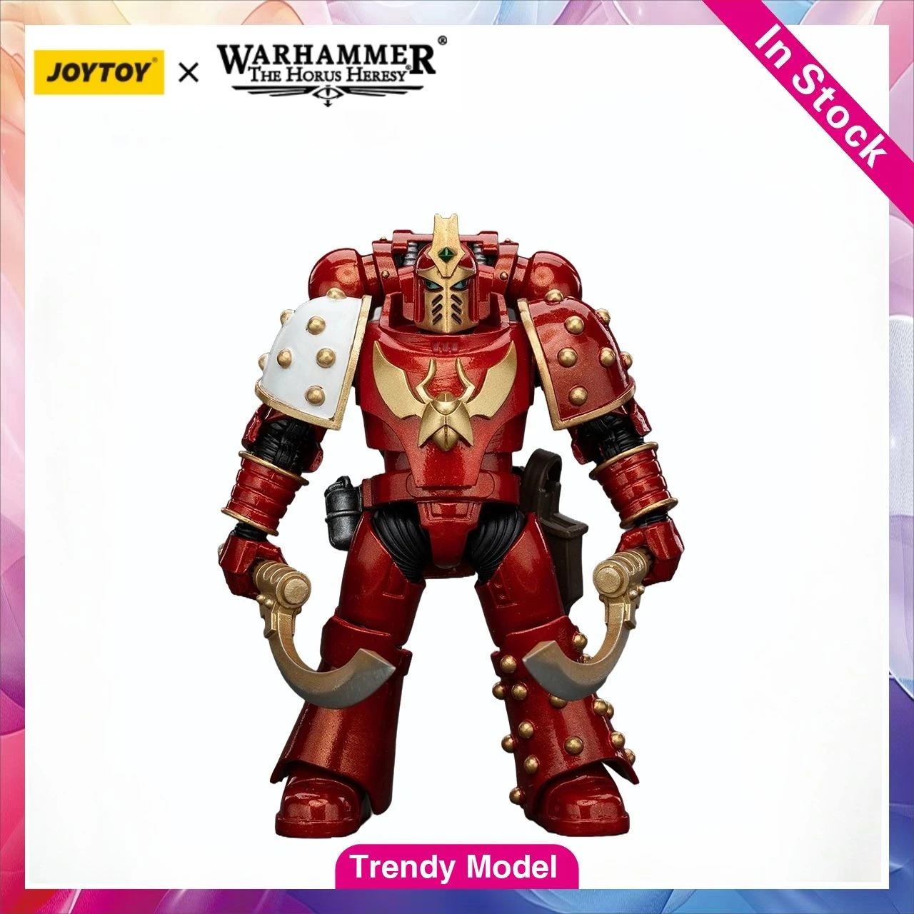 

【TM】В наличии JOYTOY Warhammer 40K Thousand Sons Khenetai Occult Cabal Khenetai Blademaster 1/18 Коллекционная фигурка