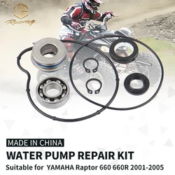 JSRAOIMG Water Pump Rebuild Kit For Yamaha Raptor 660 660R YFM660R Special Limited Edition 2001-2005 Seal Rebuild Bearing O-RING