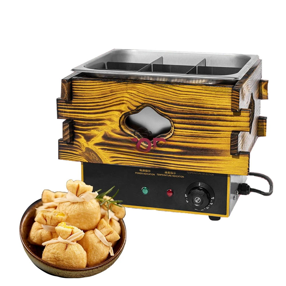 Electric  Cooking Machine Wooden Box Kanto Cooking Machine Commercial Electric Skewer Machine