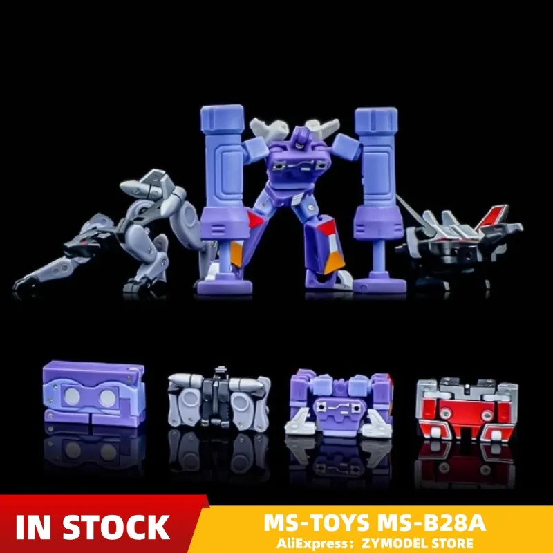 [IN STOCK ] MS-TOYS Magic Square MS-B28A MSB28A Tapes Team Mini-Cassette Soundwave Spy Patrol Transformation Action Figure