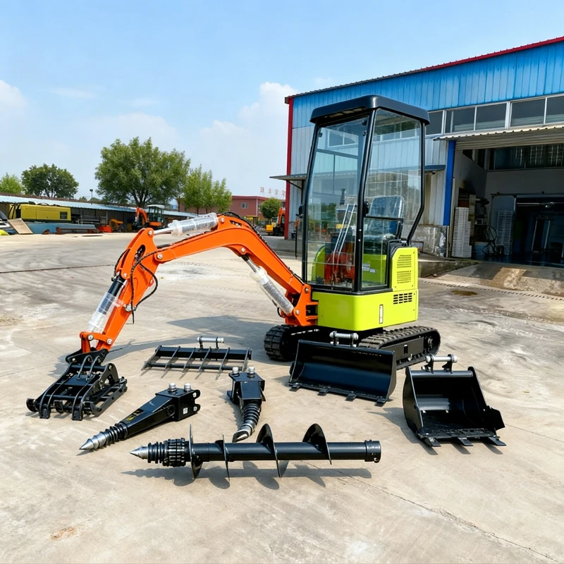 

Мини-экскаватор 1.8 тонны, дизельный, YANMAR EPA, для строительных работ, мини-погрузчик