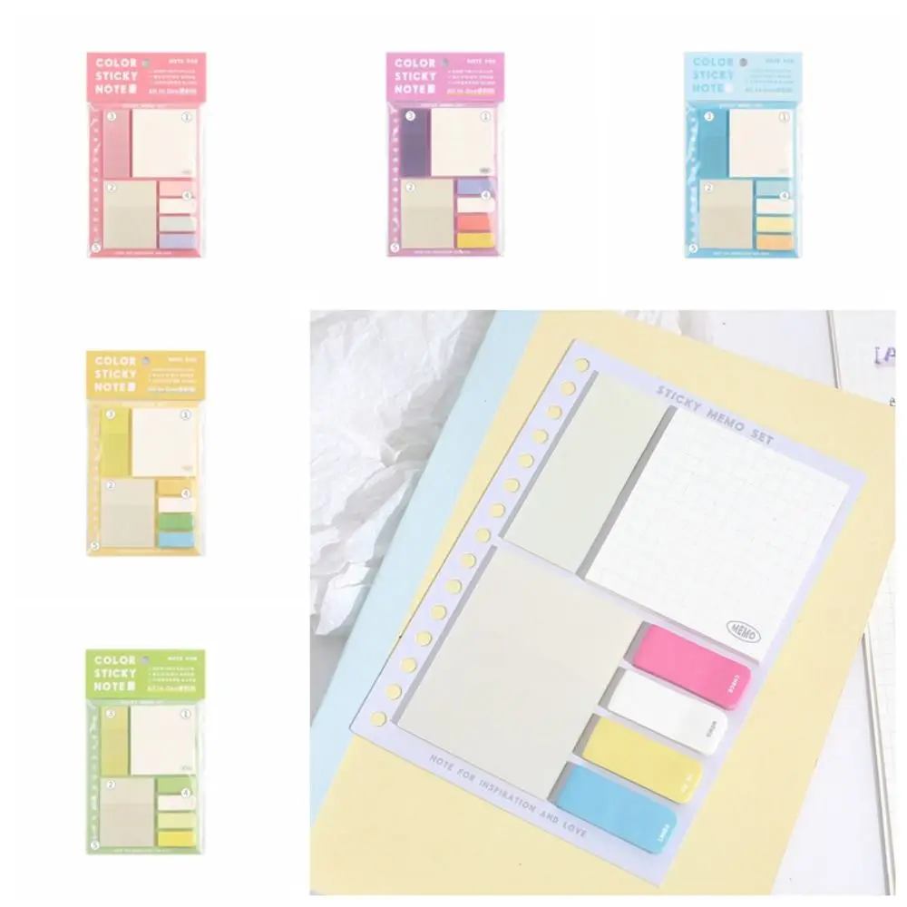 Diary Planner Sticker Study Sticky Note Set Keypoints Marker Reading Notes Adhesive Note Tabs Sticky Reminder Memorandum