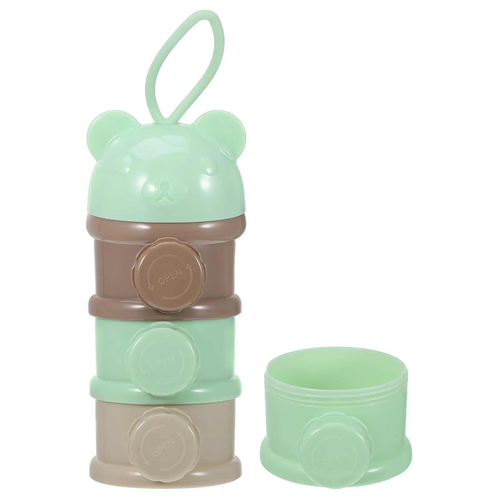 

Milk Powder Box 4 Layers Portable Large Capacity Infant Formula Storage Container Baby Feeding Tool Milk Powder Packaging