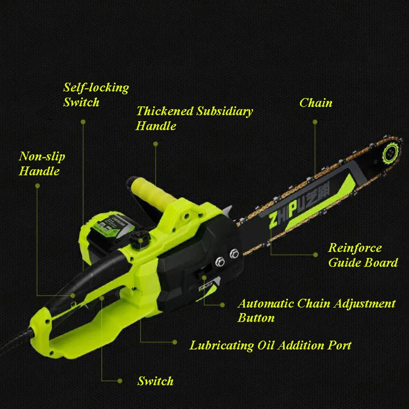 Wood Saw Small Multi-functional Household Electric Saw High-power 220v Gardening Tree Chain Saw 2200