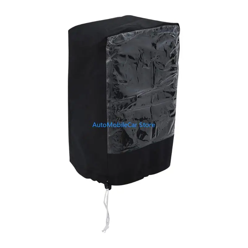 

G8TE Waterproof Trailer Jacks Cover With PVC Clear Window Visibility Drawstring Closure Universal Application Campers 2025 New