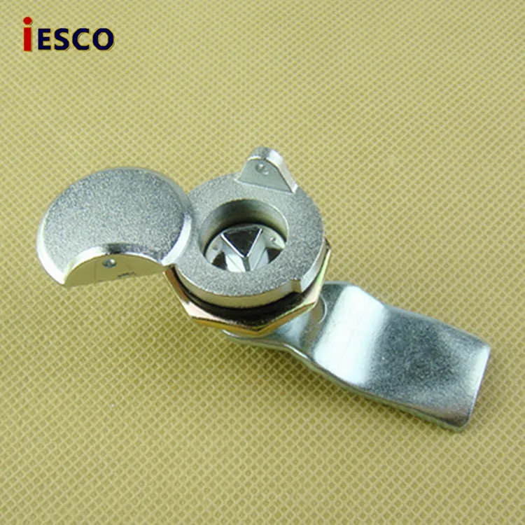 iESCO electrical box lock switch cabinet door lock waterproof triangle key turn tongue lock  10pcs