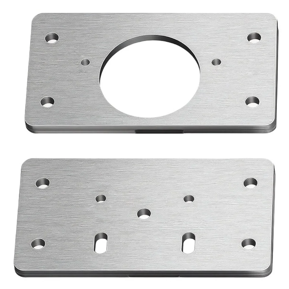 Cabinet Hinge Mounting Area Repair Plate Stainless Steel for Cupboard Doors Door Panel Fixing and Hinge Load Distribution
