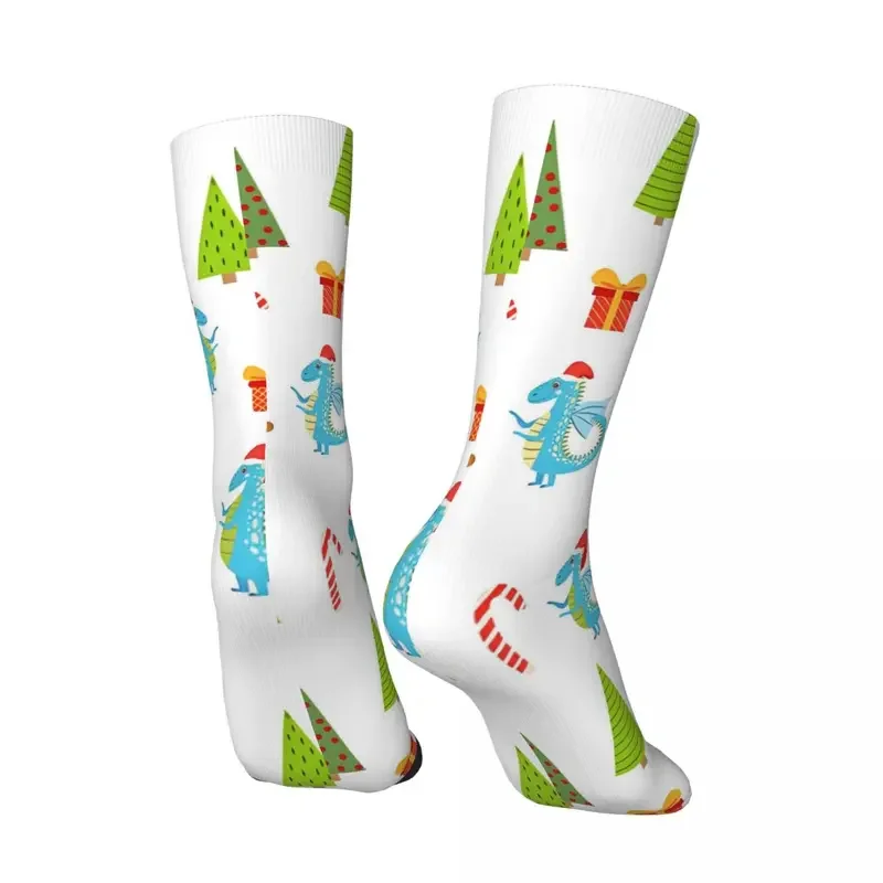 Calcetines antideslizantes con estampado de dragones para hombre, medias suaves y cálidas para deportes al aire libre, regalo de Navidad, Primavera