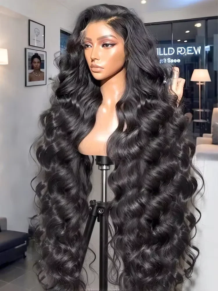 

Парик Body Water Wave 13x6 HD Lace Frontal из натуральных волос, 13x4 с прозрачной кружевной основой, предварительно выщипанный, из бразильских волос Remy, для чернокожих женщин