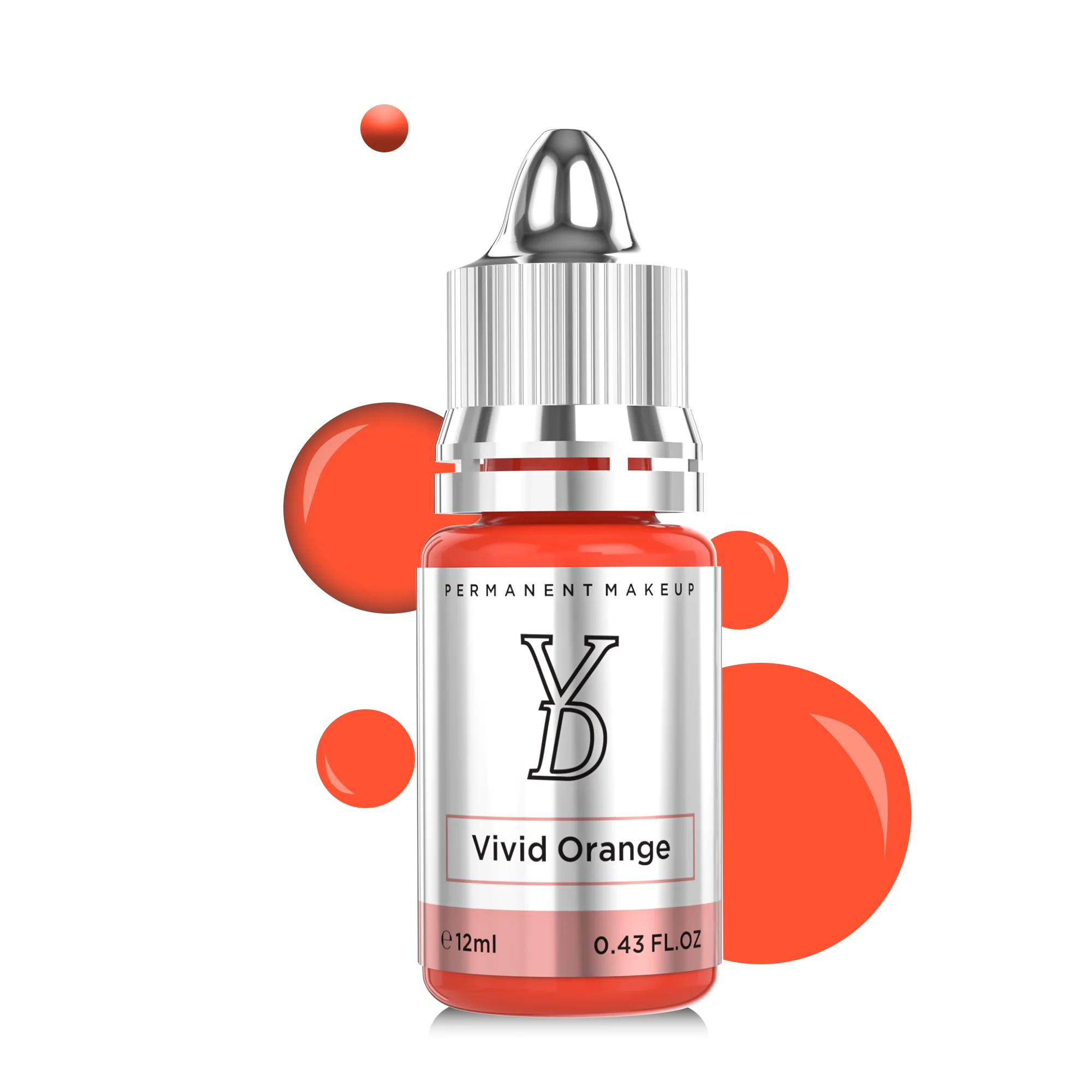 Tattoo Ink YD 12ml Vivid Orange Lips Pigment Professional Beauty Micropigmentation Pigment Permanent Tattoo Makeup Supplies