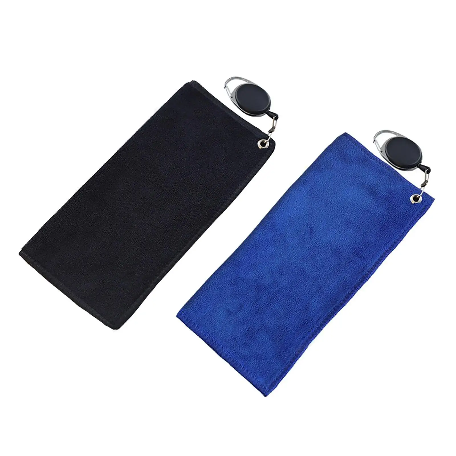 منشفة جولف من الألياف الدقيقة على الوجهين، خطاف تعليق مريح، منشفة نادي الجولف، ملحقات الجولف لرياضة الجولف واليوجا واللياقة البدنية في الهواء الطلق