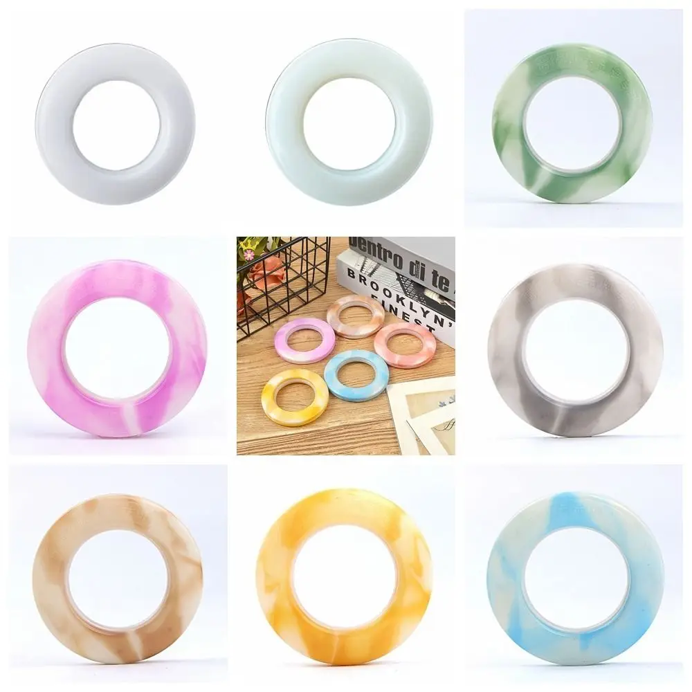 Durable Modern Roman Circle Thickened Plastic Plastic Curtain Ring Circle Home Decor