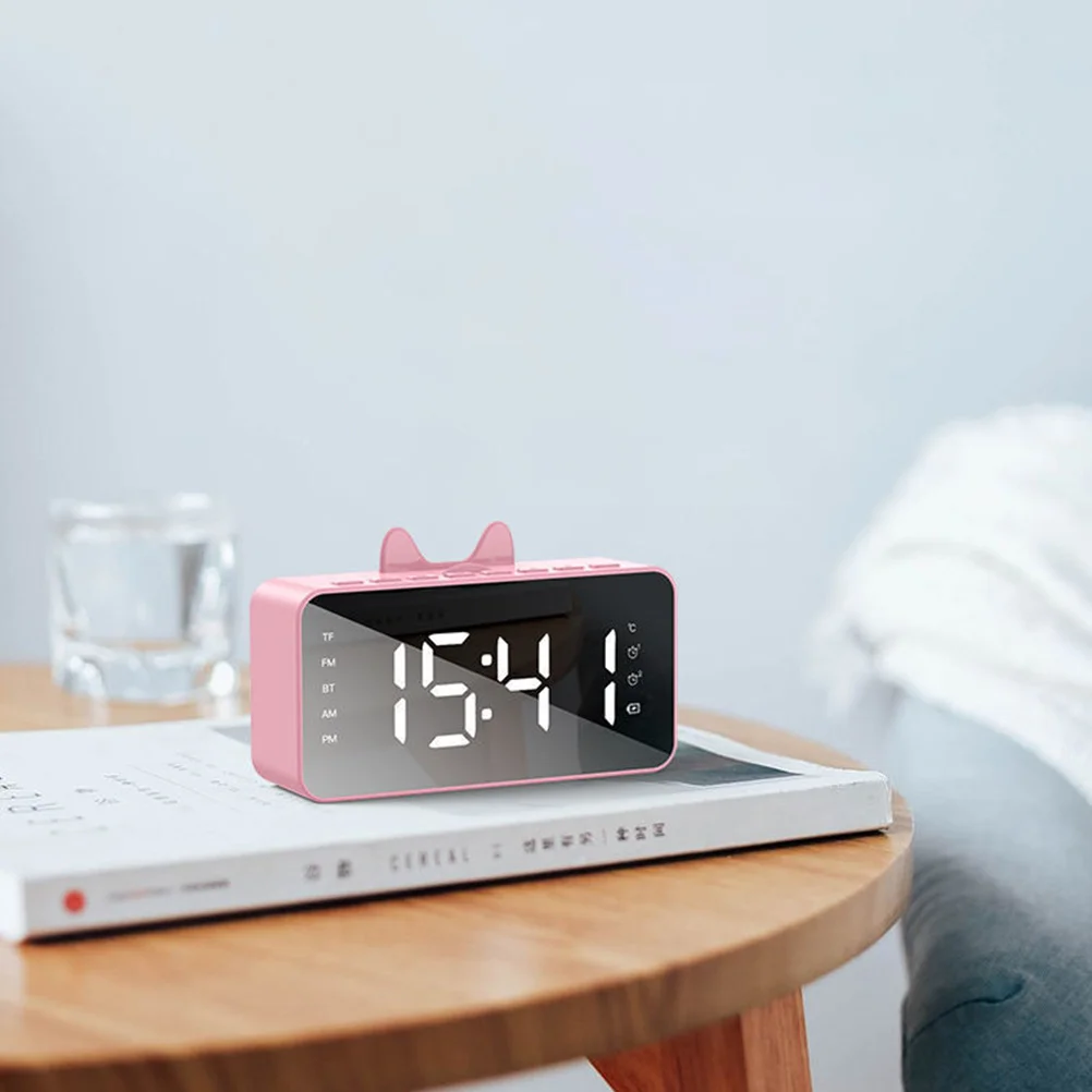 

Wireless Digital Large Screen Fm Radio Digital Alarm Clock Compact Screen Clocks To Set Led Clock