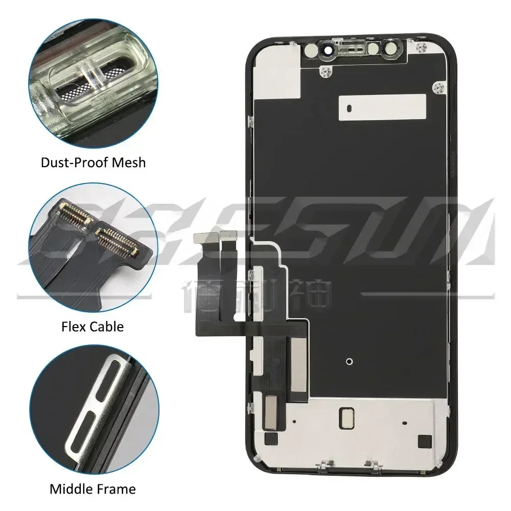 RJ Screen for iPhone INECELL X XR XsMax 11 12 13 13Pro 14 LCD display touch screen digitizer assembly can transplant screen IC