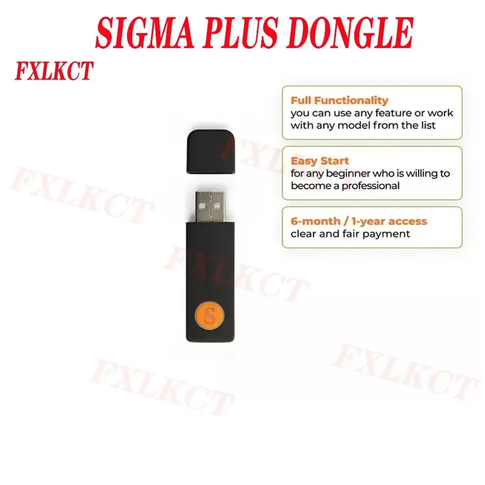 Sigma Hua Edition Key with Activated Full Sigmakey Dongle for Alcatel, Flash Repair Unlock,  Pack1.2.3.4 ,5