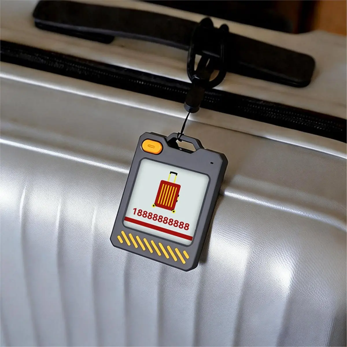 PhotoTag Smart Air Tracker Tags with E Ink Screen Finder for Android & IOS, Bluetooth Locator for Luggage, Keys, Wallet