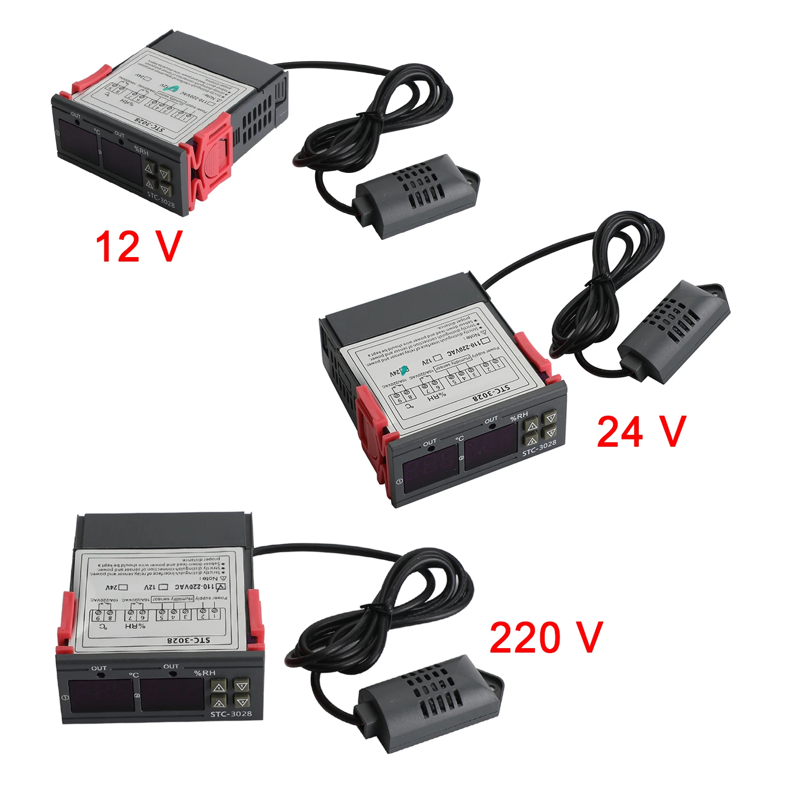 

Areyourshop STC3028 Intelligent Dual Display Temperature and Humidity Controller