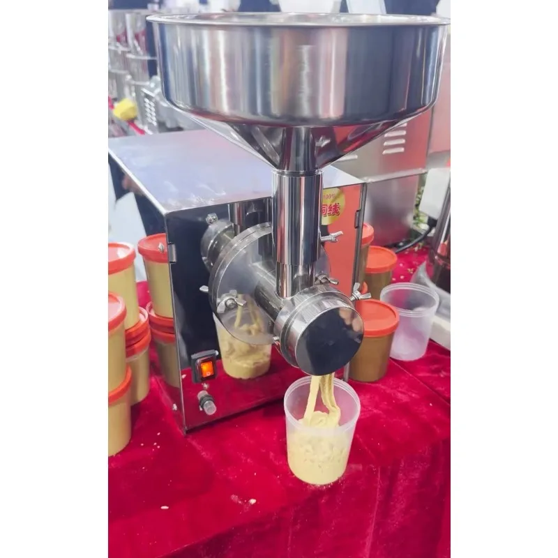 Easy To Cooperate Electric Nut Pistachio Sauce Peanut Butter Cocoa Bean Grinder Machine For Catering Equipment