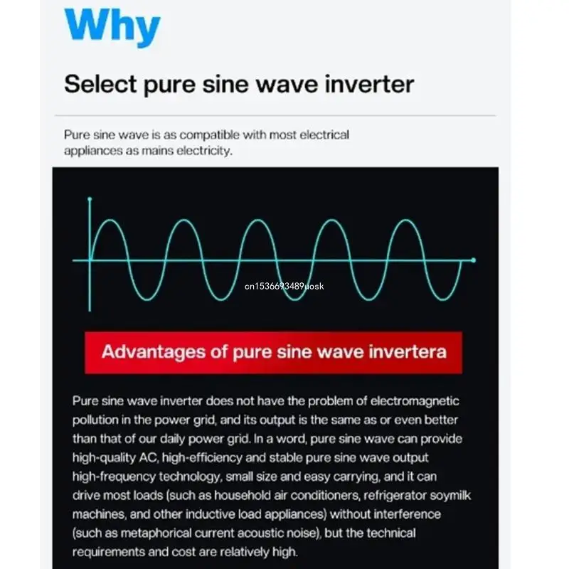 Stable ABS Sine Solar Inverters Efficient Energies Conversion Stable Power Supply Upgrades for Electronic Devices