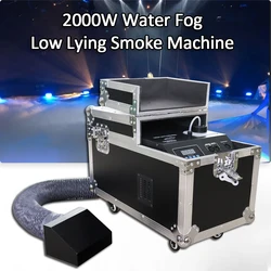 MINI Water Mist Machine 2000w Low Lying Smoke Machine Water Fog Machine Wedding DMX Concert Stage Effect Equipment