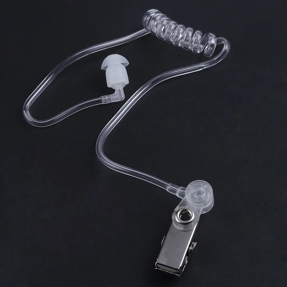2 Pin Tube Earpiece Headset Security Agent 2 Pin Covert Acoustic Tube Earpieces Headset Anti-noise for Motorola Two Way Radios