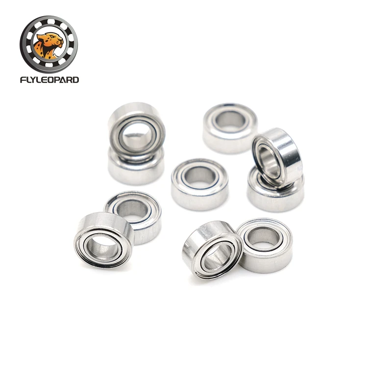 2PCS SMR84ZZ 4X8X3mm ABEC-7 Stainless Steel Deep groove Ball Bearings MR84 / L-840 ZZ