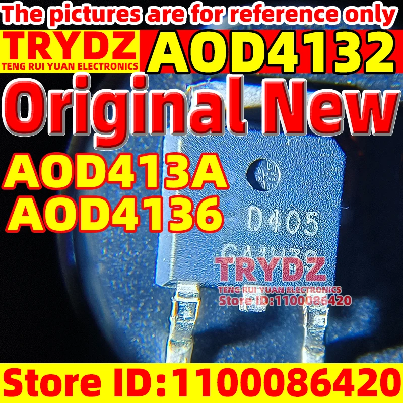 50-5pcs Original New AOD4132 AOD413A AOD4136 TO-252 MOSFET field-effect transistor