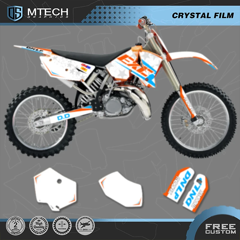 

DSMTECH Motorcycle Graphics Background for KTM 125 250 300 350 450 2003 2004 SX SXF 2004 EXC Decals Stickers Kits 006
