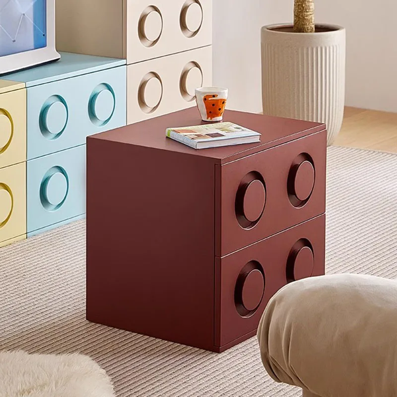 Bedroom Mobile Nightstands Nordic Modern Drawers Minimalist Bedside Table Small Space Design Nachttisch Furniture Living Room