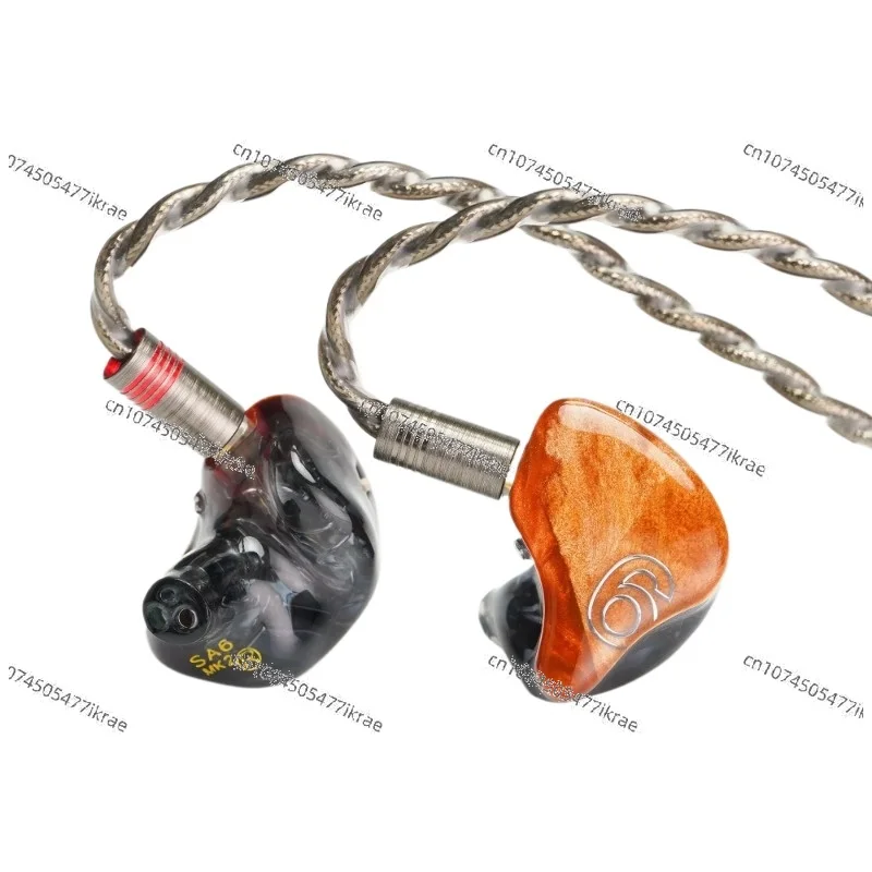 SA6 MKII / MK2 6BA In-Ear monitos IEMs 6 Balance Armature Drivers Earphones 2 Tuning Switch Solid Wooden Covers Headphone