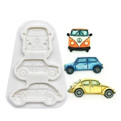 Car Silicone Sugarcraft Mold Chocolate Cupcake Baking Fondant Cake Decorating Tools