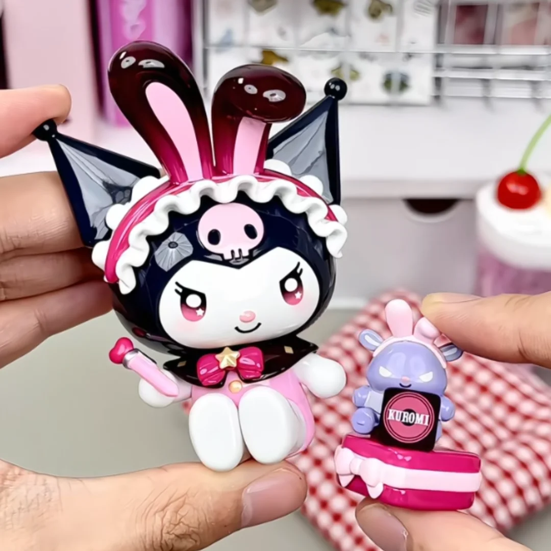 

Sanrio Characters Kuromi Sparkling Idol Series Blind Box Anime Figure Kuromi Trendy Toys Collection Decoration Christmas Gift