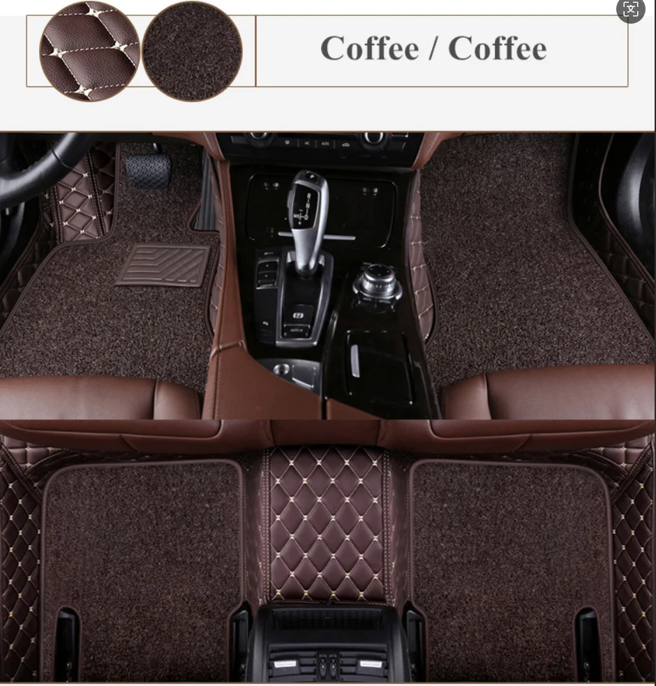 Custom special car floor mats for Porsche Taycan 2026-2019 durable rugs top quality double layers carpets for Taycan 2023