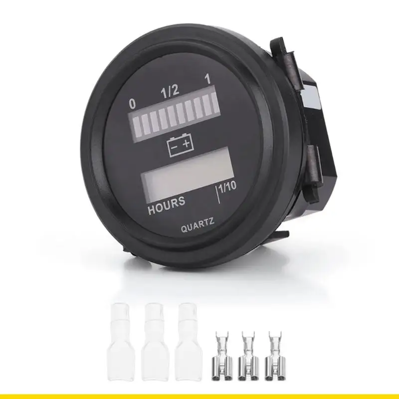 

SZCH Heavy Duty Digital Battery Meter And Usage Timer For Golf Cart Marine Boats Applications Industrial Machinery