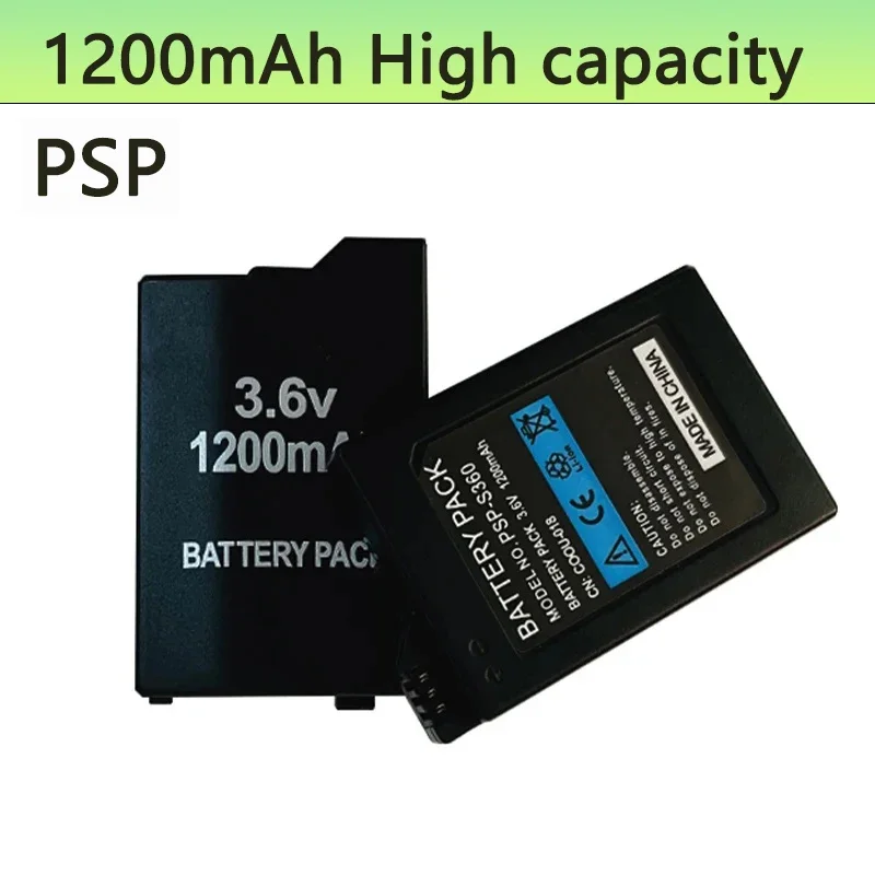 

1200mAh PSP Portable Backup Battery Pack Game accessories For PS For SONY Lite PSP 2th PSP-2000 PSP-3000 PSP-3004 Batteries