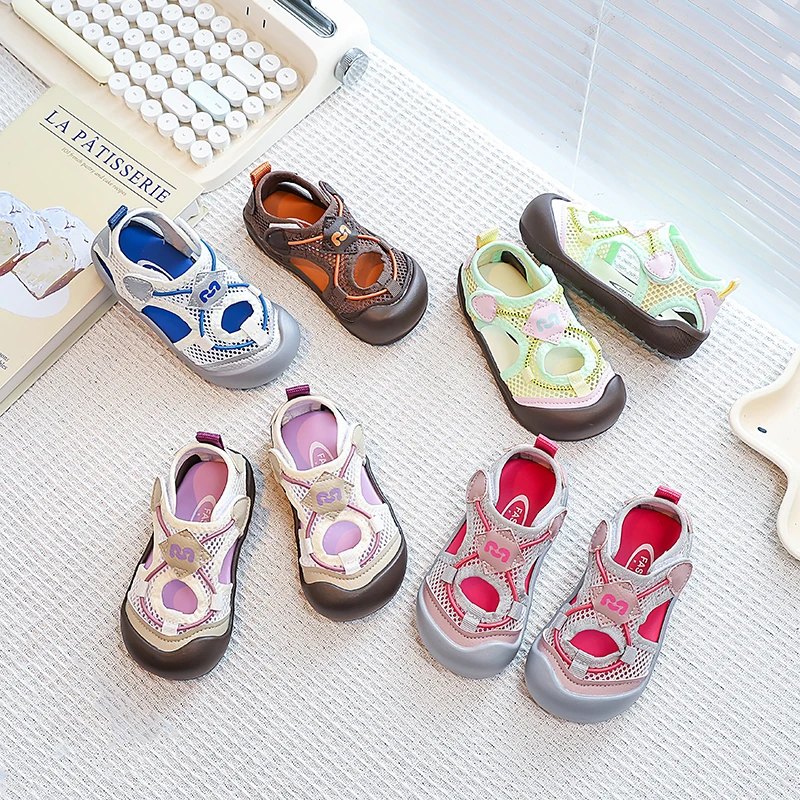 

Boys Girls Recycled Adventure Sandals 2026 New Summer Kids Sporty Sandals Non-slip Versatile Chic Outdoor Barefoot Hiking Shoes