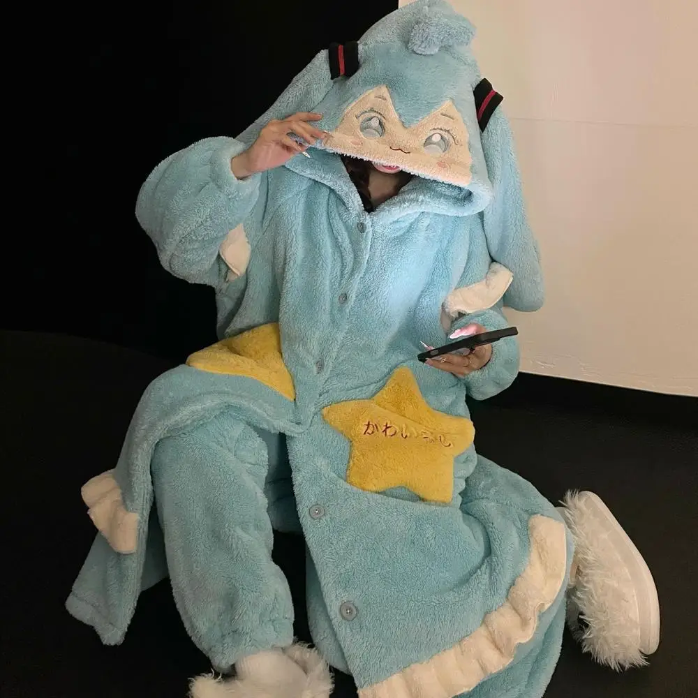 pigiama-anime-hatsune-miku-2026-nuovo-set-autunno-inverno-da-donna-in-pile-corallo-vestaglia-spessa-in-peluche-completo-loungewear-carino-con-motivi-cartoon