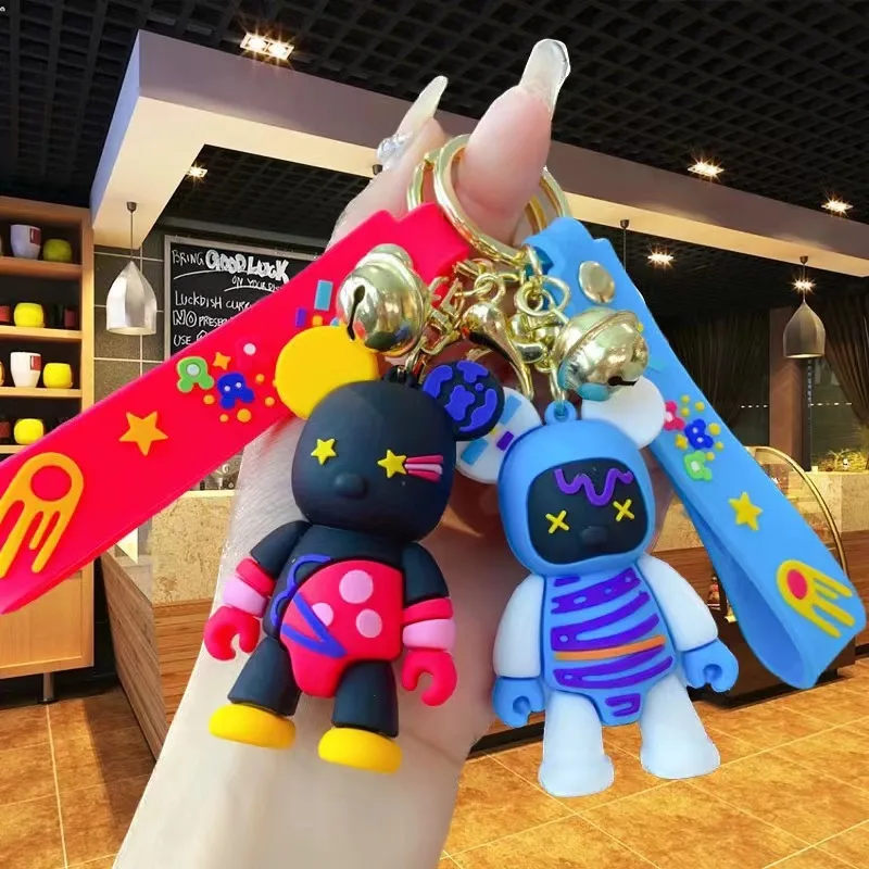 

Children's Creative Cartoon Keychain, Space Violent Bear Doll, Hanging Bag, Student Gifts, Decorations,