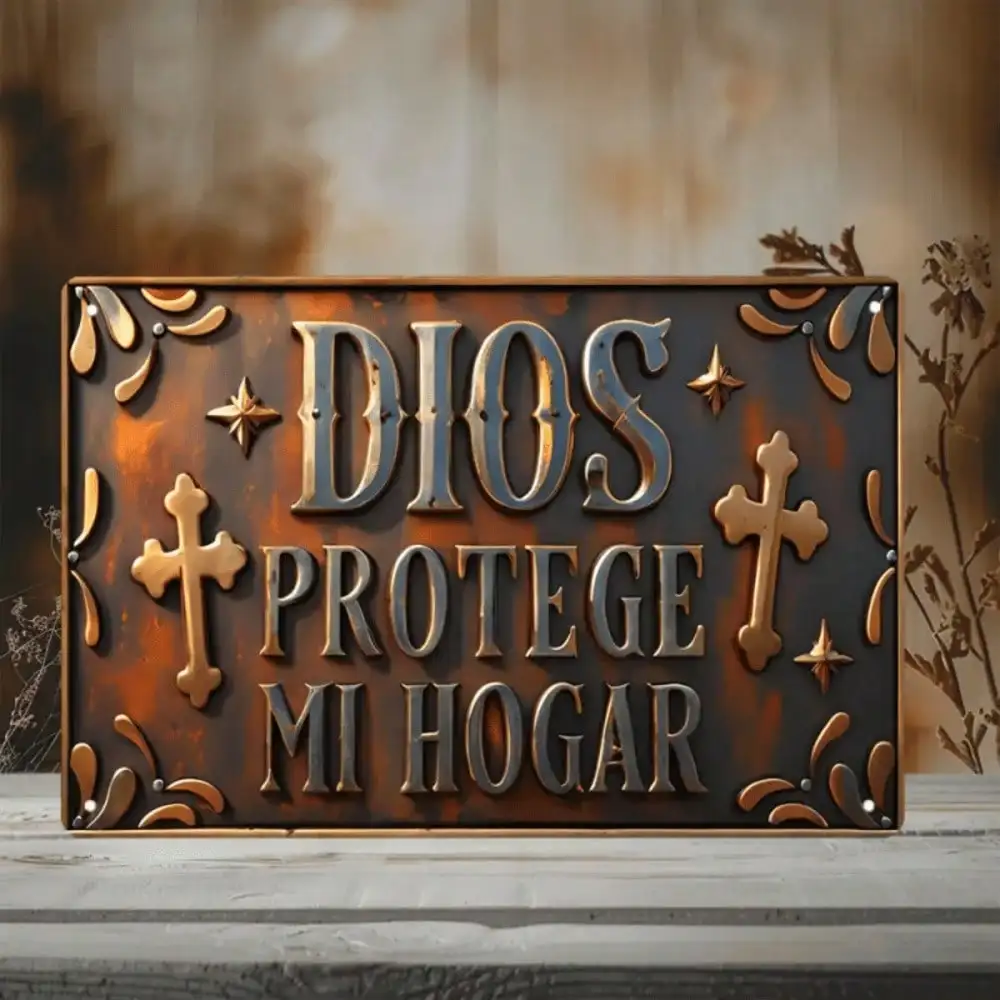 1pc Metal Tin Plaque 