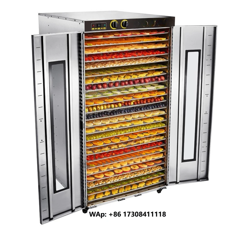 Commercial Electric 75kg Capacity Fruit Drying Machine/24 Layers Meat Dehydration Machine/Industrial Food Dehydrator