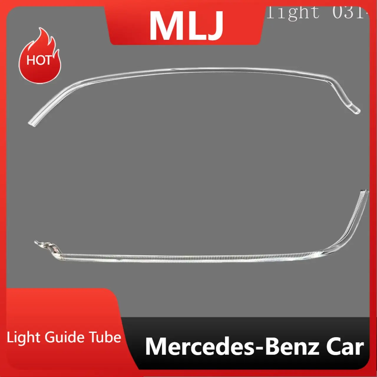

For Mercedes Benz GLS Class W167 X167 2020 2021 2023 2024 Car Headlight DRL Tube Acrylic Tube Light Guide Strip Car Accessories